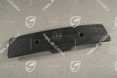 Front bumper number / licence plate support, black matte