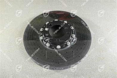 Turbo, PCCB, Ceramiczna tarcza hamulcowa, przednia, pod zacisk czarny / żółty, R