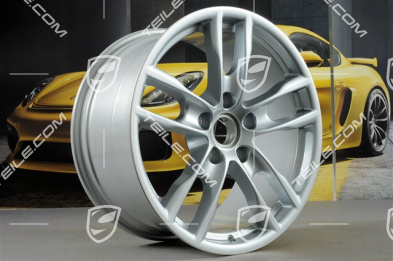19" Felge Boxster S III, 9,5J x 19 ET45, Rhodiumsilbermetallic
