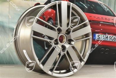 20" Felga Panamera Design 2, 9,5J x 20 ET71, Platinum satynowy mat