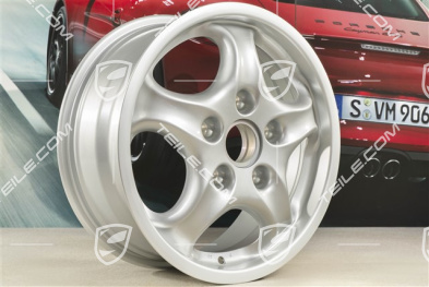 16-inch alloy wheel, front, 7J x 16 ET55