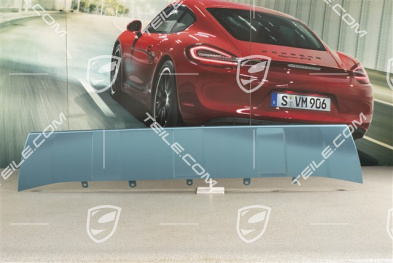 Front bumper lower brushed stainless steel cover
