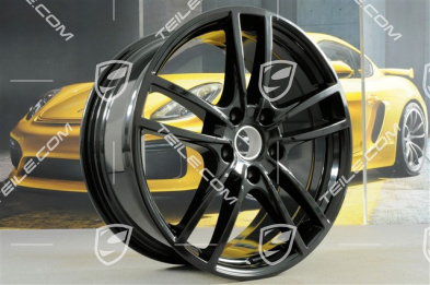 20" Cayenne Sport Felgensatz, 10,5J x 20 ET64 + 9J x 20 ET50, schwarz hochglanz