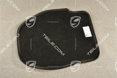 Bodenbelag Teppich, Fussraum hinten, Schwarz, L