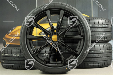 19" komplet kół letnich Boxster S, felgi 8J x 19 ET57 + 10J x 19 ET45, opony letnie Pirelli P Zero 235/40 R19 + 265/40 R19