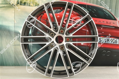 21" Felge Turbo IV, 9,5J x 21 ET71, Titan