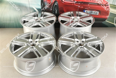 20" Felgensatz Panamera Design 2, 9,5J x 20 ET71 + 11,5J x 20 ET68, Brilliantchromlack