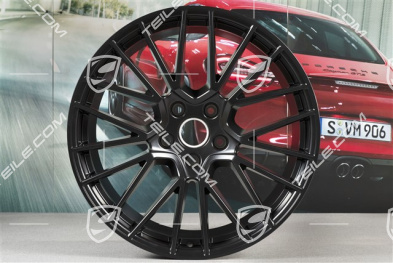 21" Felgensatz Cayenne RS Spyder, 11J x 21 ET58 + 9,5J x 21 ET46, schwarz seidenmatt