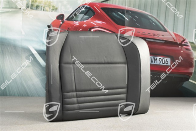 Notsitzrückenlehne, Leder, schwarz, Coupe, R