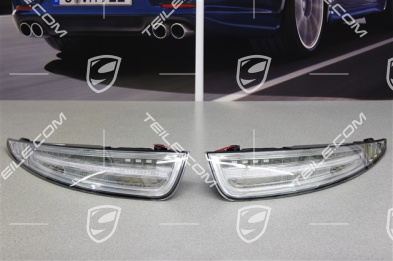 Rear lights white, set (L+R), C2 / C2S / C2GTS / GT3 / GT3RS