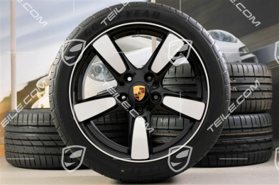 19-inch Cayman S "Sport Classic Look" summer wheel set, 8J x 19 ET57 + 9,5J x 19 ET45, tyres 235/40 ZR19 + 265/40 ZR19, without TPM