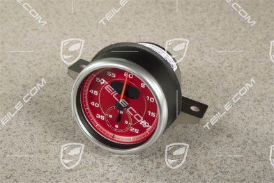 Stoppuhr Sport Chrono, Indischrot Zifferblatt