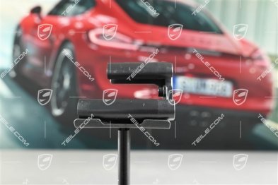 Seat rail cover, rear, Black, L