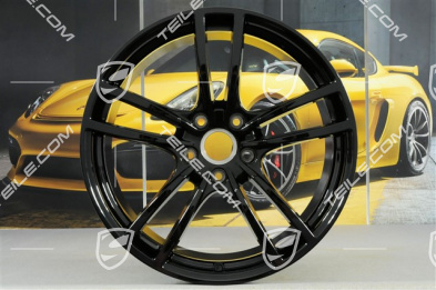 21" Felge Cayenne Turbo, 11J x 21 ET58, schwarz hochglanz