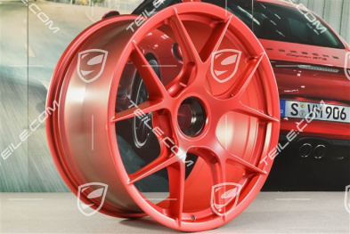 20" Leichtbau Magnesium Felge, 10J x 20 ET45, rot
