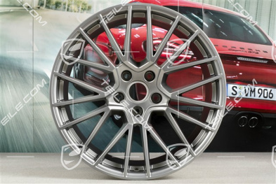 21-inch wheel rim, Cayenne RS Spyder, 11J x 21 ET49, Platinum satin mat