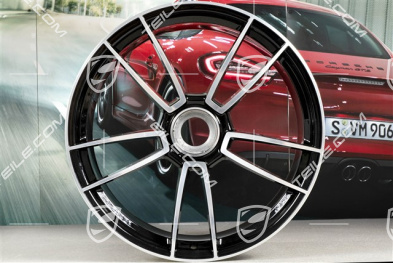 21" Felga Turbo S, 11,5J x 21 ET67, czarny wysoki połysk