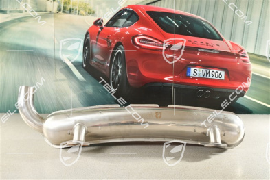 Exhaust silencer, stainless steel, JP Group / Dansk