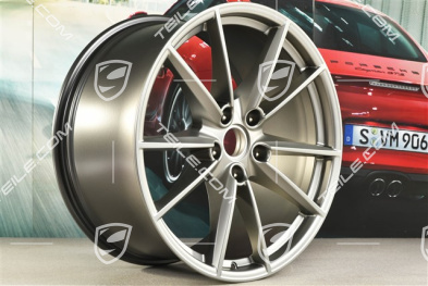 21" Felga Carrera S, 11,5J x 21 ET67, platinum satynowy półmat