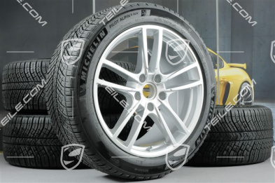 20-inch Cayenne COUPE Sport winter wheel set, rims 9J x 20 ET50 + 10,5J x 20 ET55 + NEW Michelin winter tyres 275/45 R20 + 305/40 R20, with TPMS