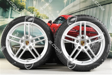 19-inch Carrera winter wheel set, 8,5J x 19 ET54 + 11J x 19 ET69, winter tyres 235/40 R19 + 285/35 R19
