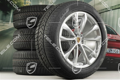 19-inch "Macan Design" winter wheels set, rims 8,5J x 19 ET21 + 9J x 19 ET21 + Pirelli winter tyres 235/55 R19 + 255/50 R19, with TPMS