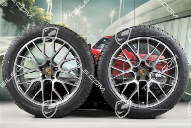20-inch "RS Spyder Design" winter wheels set, rims 9J x 20 ET26 + 10J x 20 ET19, Dunlop Winter Sport 4D winter tyres 265/45 R20 + 295/40 R20, with TPMS