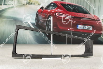 Centre console trim, Carbon
