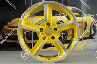 20" SportTechno Felgensatz 8.5J x 20 ET57 + 10J x 20 x ET50, Racinggelb