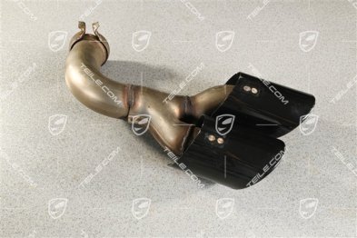 Endrohr, Standard, Schwarz, L