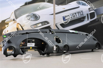 Dashboard, upper part, with Sport-Chrono, leather, black