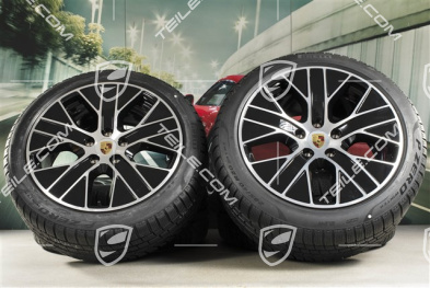 20" Turbo Aero Winterräder Satz, Felgen 9J x 20 ET54 + 11J x 20 ET60, Pirelli Winterreifen 245/45 R20 + 285/40 R20