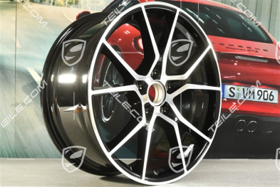 20" Felge Cayenne S, 9J x 20 ET50, schwarz hochglanz