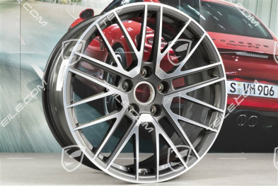 20" Felge Turbo V, 9J x 20 ET41, Titan