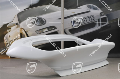 Turbo rear spoiler, incl. rear bonnet (engine lid), without grille