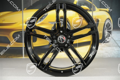 19" Felgensatz Macan Turbo/Sport Design, 8,5J x 19 ET21 + 9J x 19 ET21, schwarz hochglanz