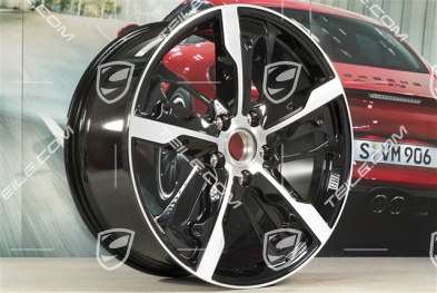 21-inch wheel rim Taycan Exclusive Design, 9,5J x 21 ET60, Carbon version (carbon aeroblades not included), front, R