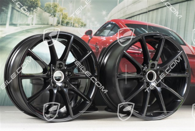 20" Cayenne Design Felgensatz, 10,5J x 20 ET64 + 9J x 20 ET50, schwarz hochglanz