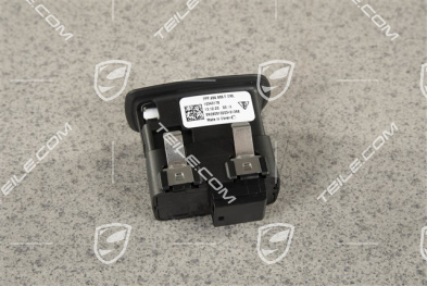 Power windows switch, Black matte