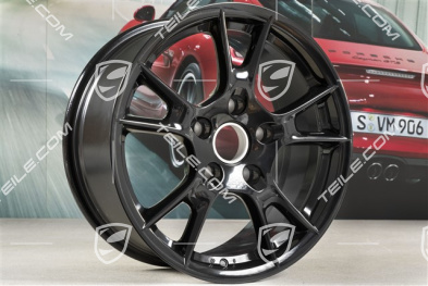 17" Boxster-2 Felge, 8J x 17 ET40, schwarz hochglanz