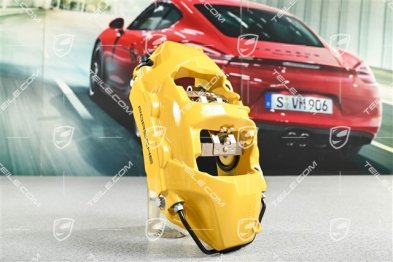 718 Spyder / Spyder RS, Zacisk tylny PCCB / hamulce ceramiczne, żółty, R