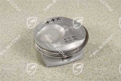 Kolben komplett mit Kolbenringe, Sprengring / Sicherungsring, Kolbenbolzen / Zyl. 1-4 560-565 G, S / GTS