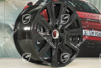 20" wheel rim Taycan Tequipment Design, 11J x 20 ET60, black high gloss