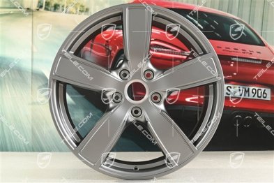 20" Felgensatz Carrera Sport, 8,5J x 20 ET57 + 10,5J x 20 ET51, in Platinum Seidenmatt