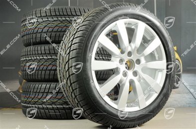 20-inch winter wheels set "Cayenne SportDesign II", rims 9J x 20 ET57 + NEW Dunlop winter tyres 275/45 R20, without TPM