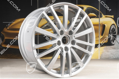 20" Felgensatz Panamera Design, 9,5J x 20 ET71 + 11,5J x 20 ET68, Brilliantchromlack