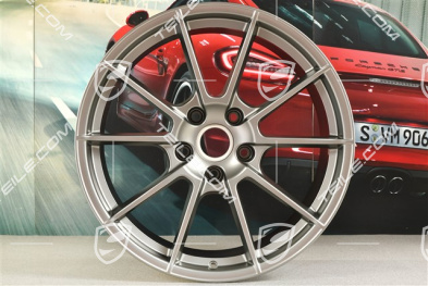20" Felge "Spyder" / "718 Sport", 10,5J x 20 ET47, Platinum Seidenmatt