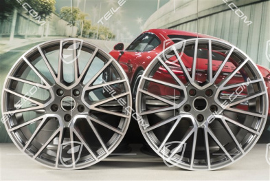 22-inch wheel rim set RS Spyder, 10J x 22 ET48 + 11,5J x 22 ET52