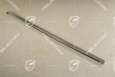 Zierleiste mit Dichtung, Aluminium Paket, Tür hinten, Galvanosilber, L