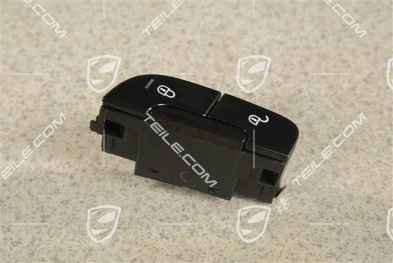 Central locking switch, Gloss black, R